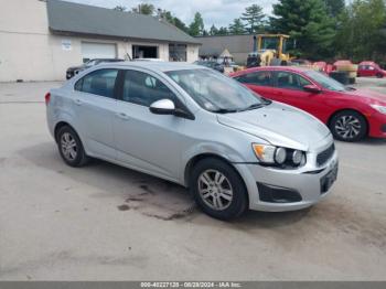  Salvage Chevrolet Sonic