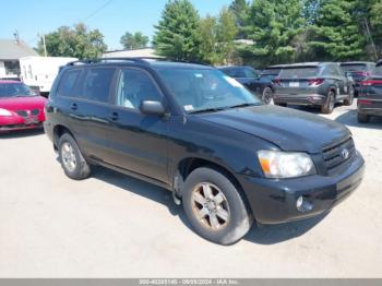  Salvage Toyota Highlander