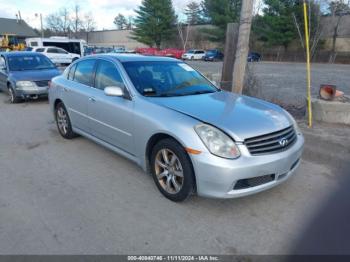  Salvage INFINITI G35x