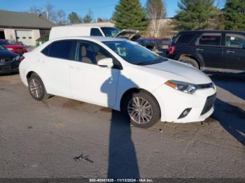  Salvage Toyota Corolla