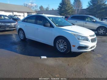  Salvage Chevrolet Cruze