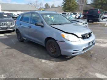  Salvage Toyota Matrix