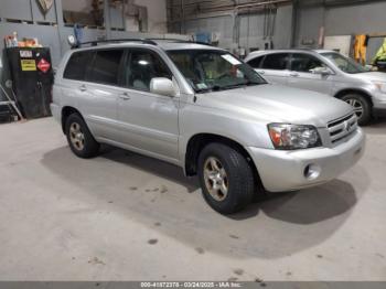  Salvage Toyota Highlander