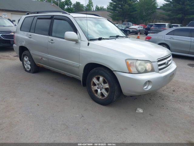  Salvage Toyota Highlander