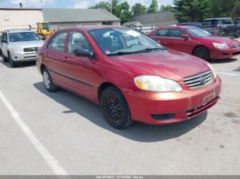  Salvage Toyota Corolla