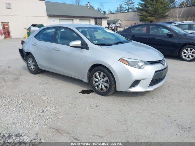  Salvage Toyota Corolla
