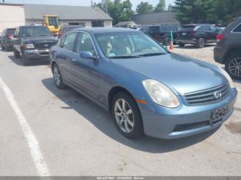  Salvage INFINITI G35x
