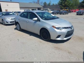  Salvage Toyota Corolla