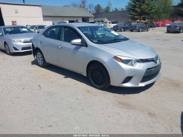  Salvage Toyota Corolla