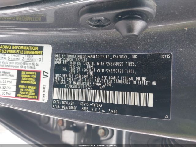 Toyota Venza Xle V6 Image 15