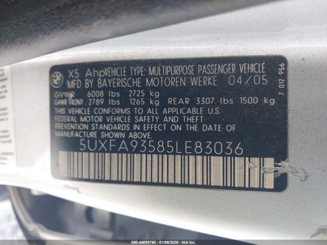 BMW X Series 4.8is Image 11