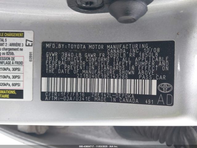 Toyota Corolla Le Image 2