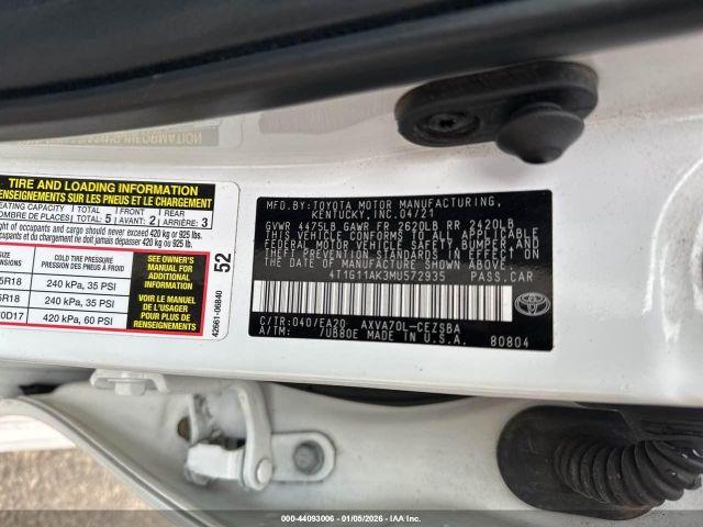 Toyota Camry Se Image 3